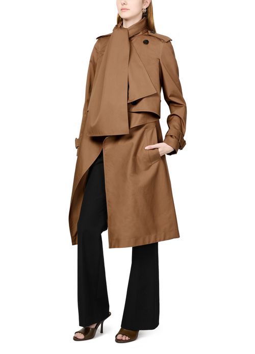 BURBERRY Asymmetric trench coat