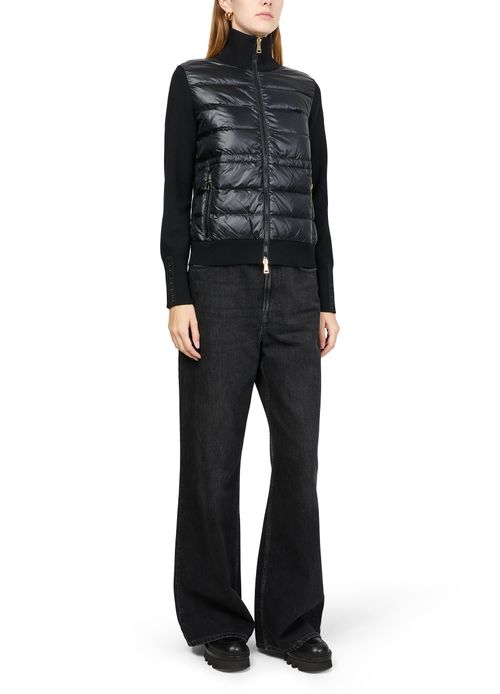 MONCLER Jacke im Materialmix