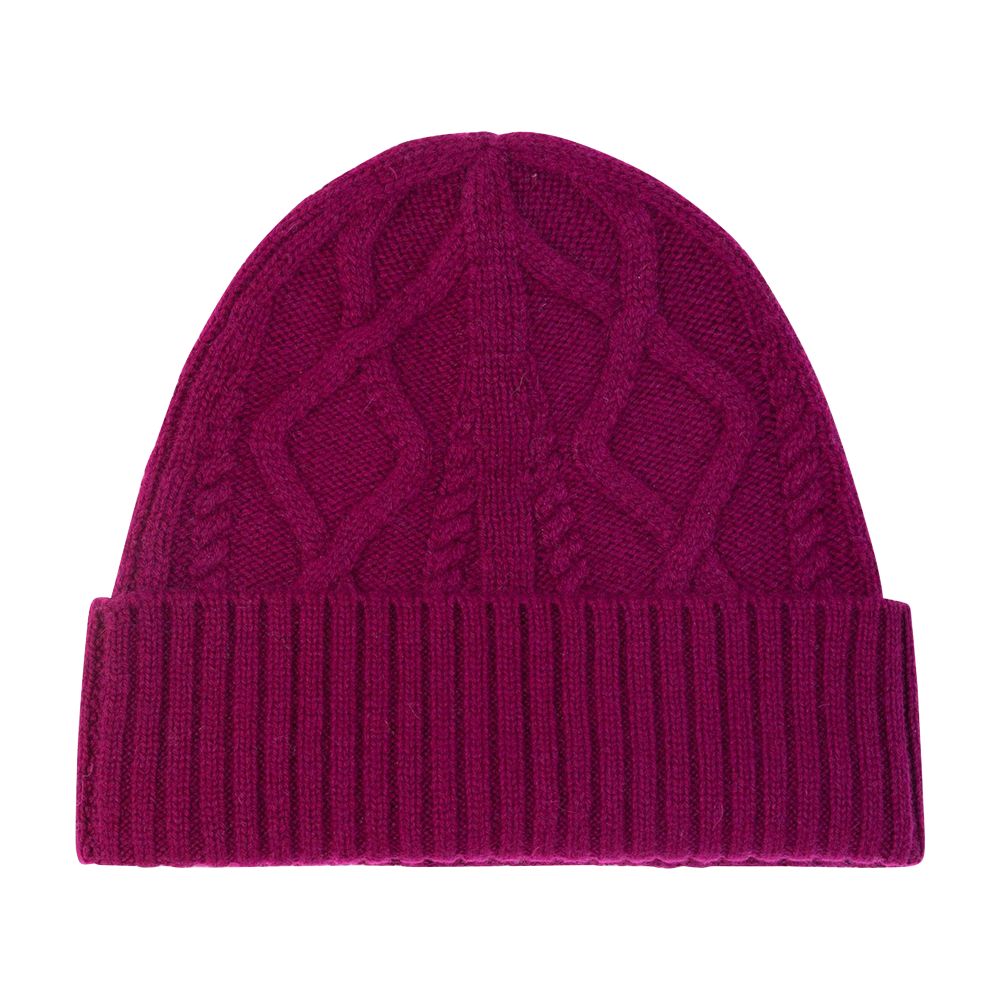 Cable knit beanie thumbnail 3