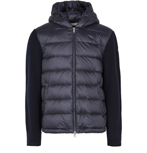 MONCLER Bi-material jacket