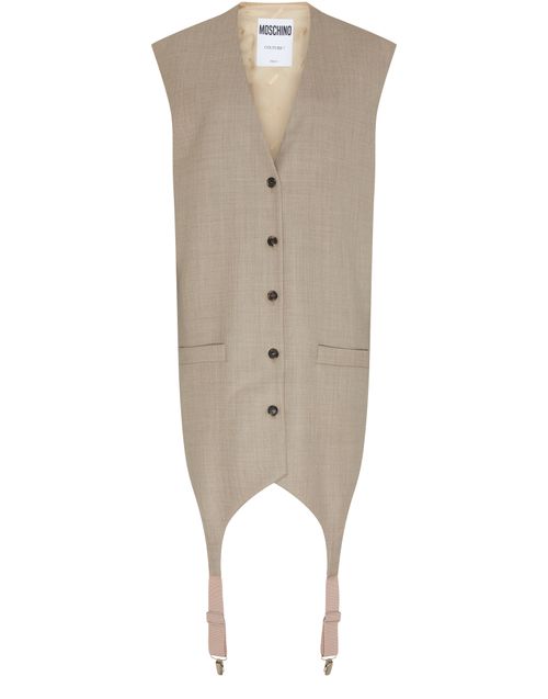 MOSCHINO Wool midi dress