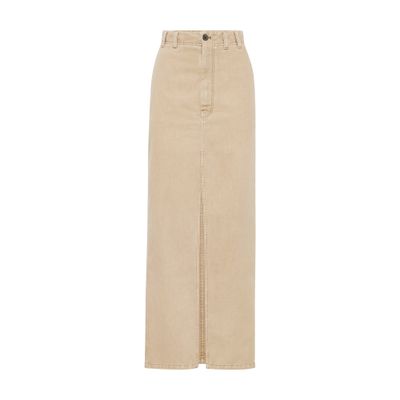 Chino skirt with monili