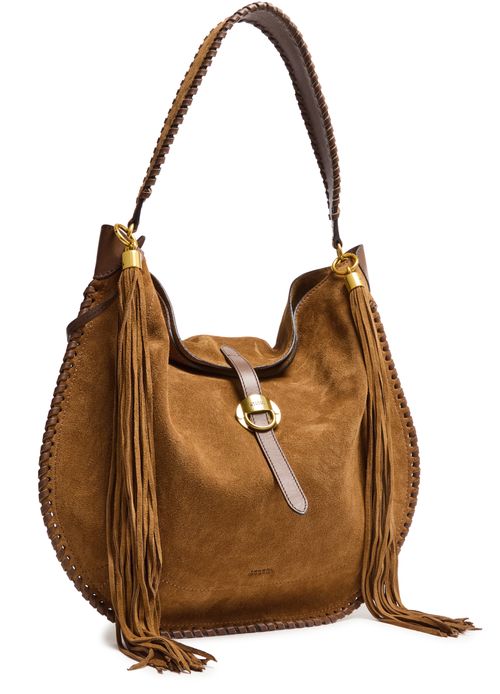 ISABEL MARANT Oskan soft folk shoulder bag