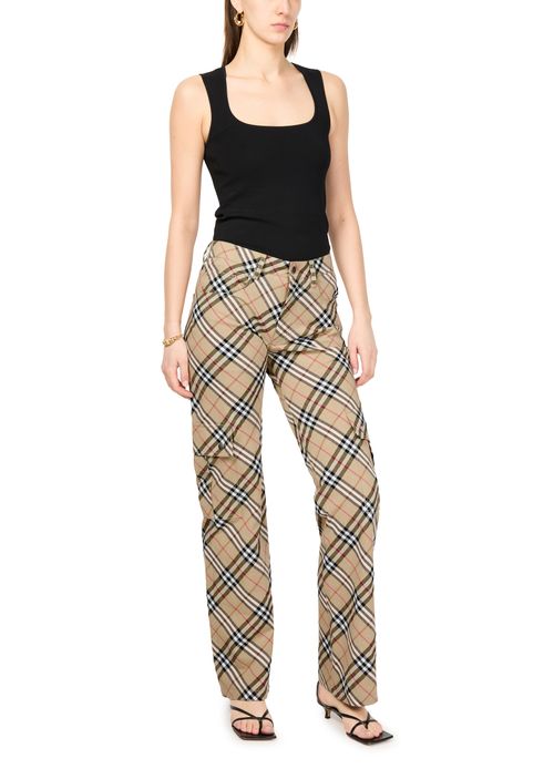 BURBERRY Baumwollhose Check