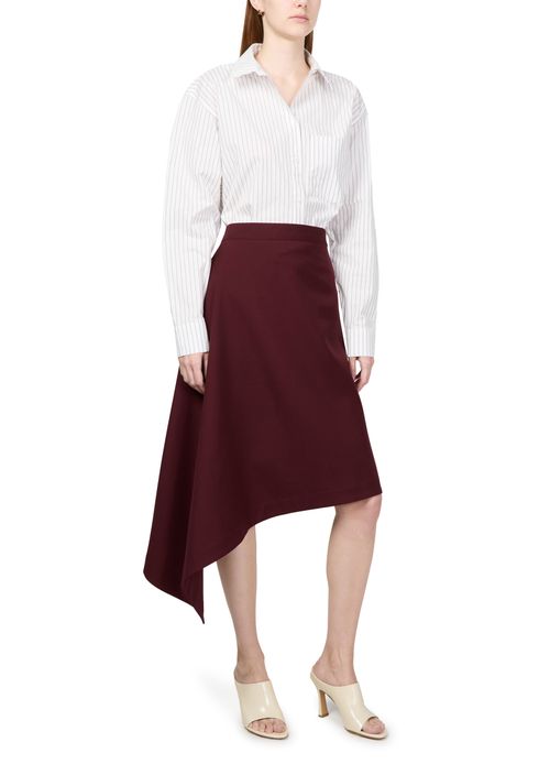 BOTTEGA VENETA Asymmetric midi skirt