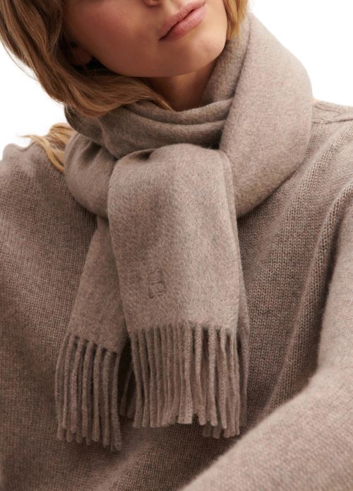 BOMPARD Classic fringed scarf