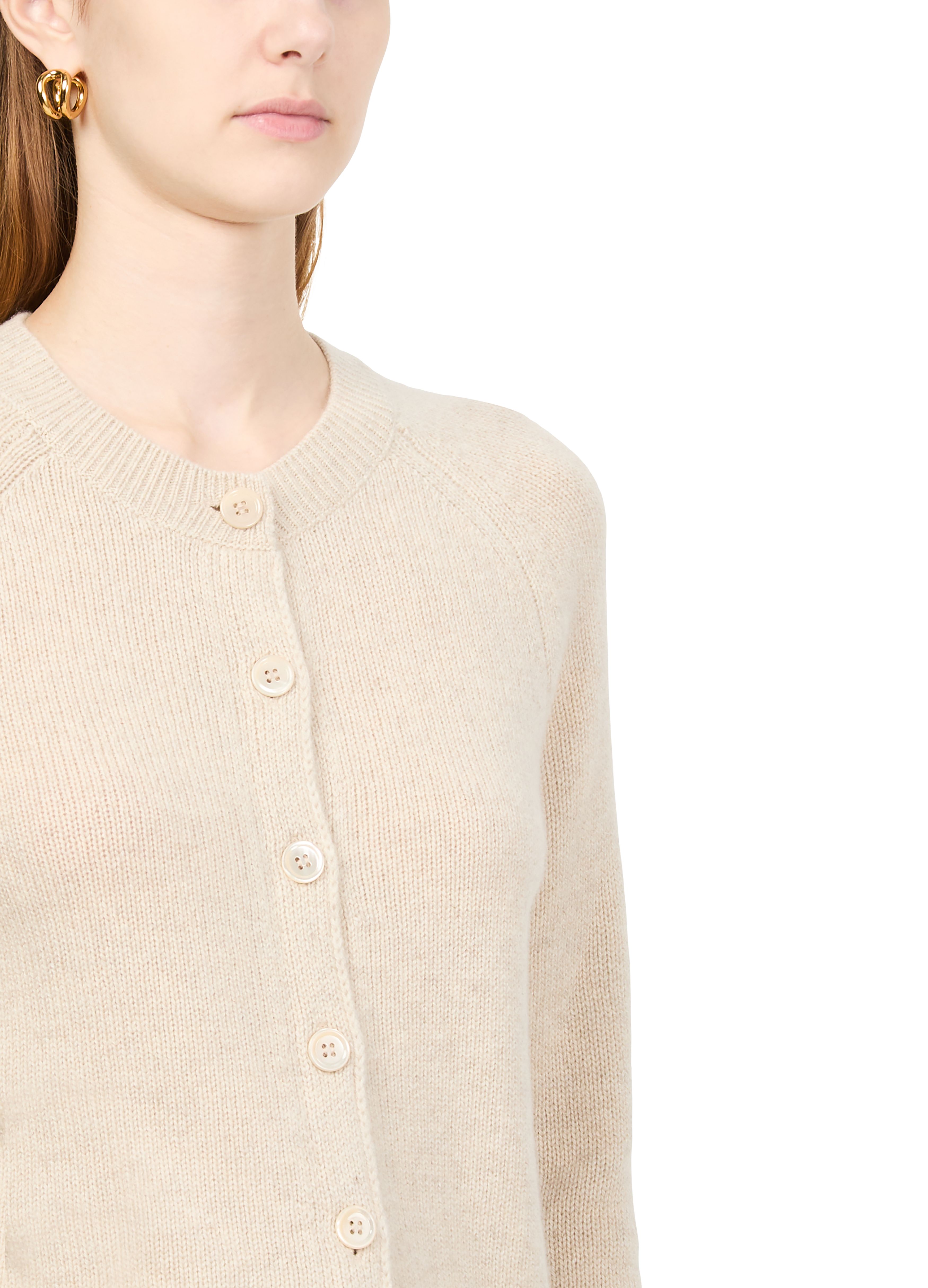 Cardigan with raglan sleeves thumbnail 3