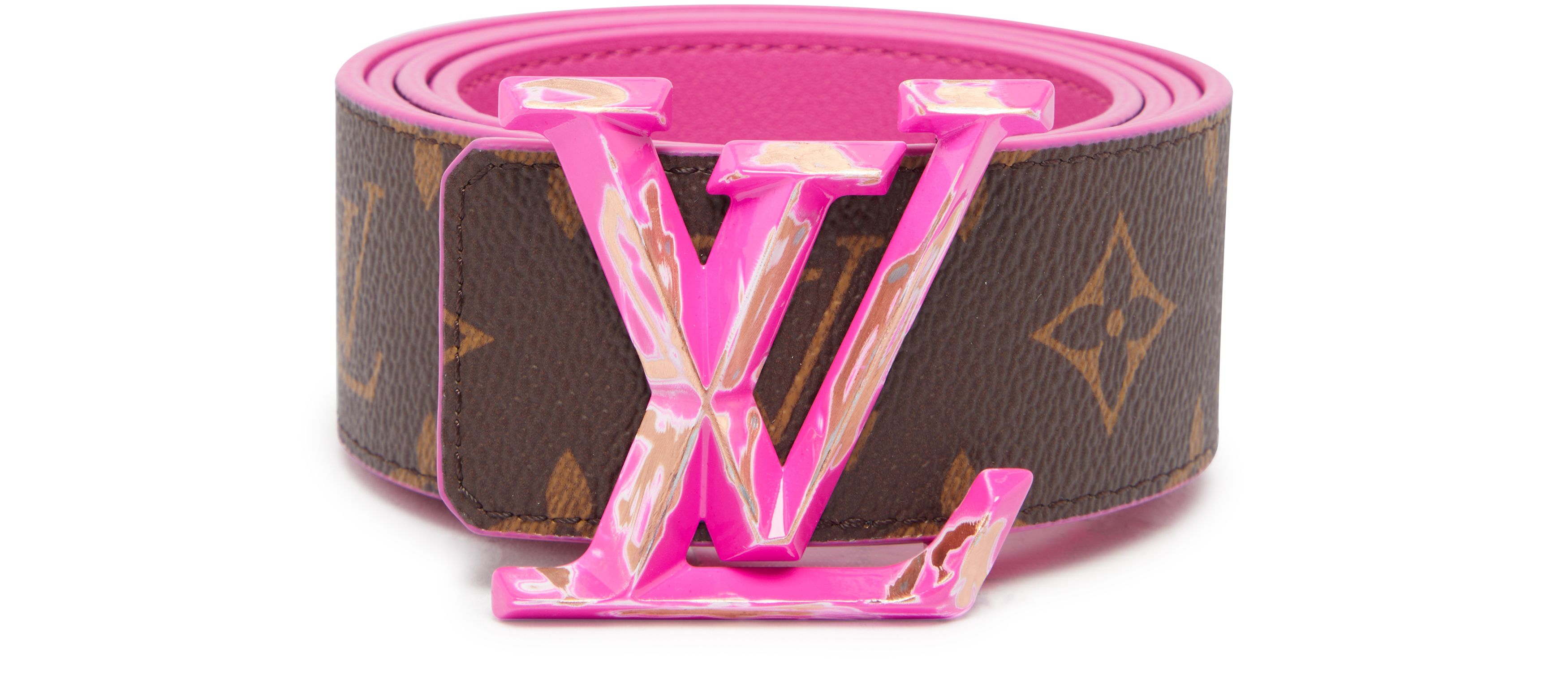 LV Pyramide 40mm reversible belt