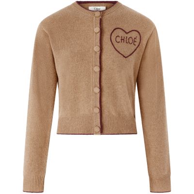 Chloé , Damen, Strickwaren, Braun, S - Bild 3