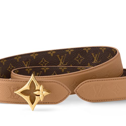 LOUIS VUITTON LV Flowergram 30mm Reversible Belt