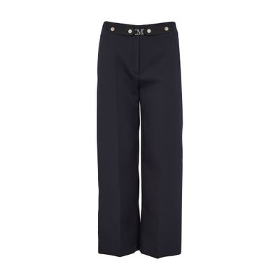 Max Mara Novella Straight Pants In Blue