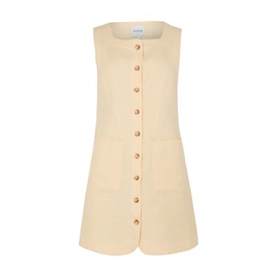 POSSE EMMA BUTTON DOWN MINI DRESS 