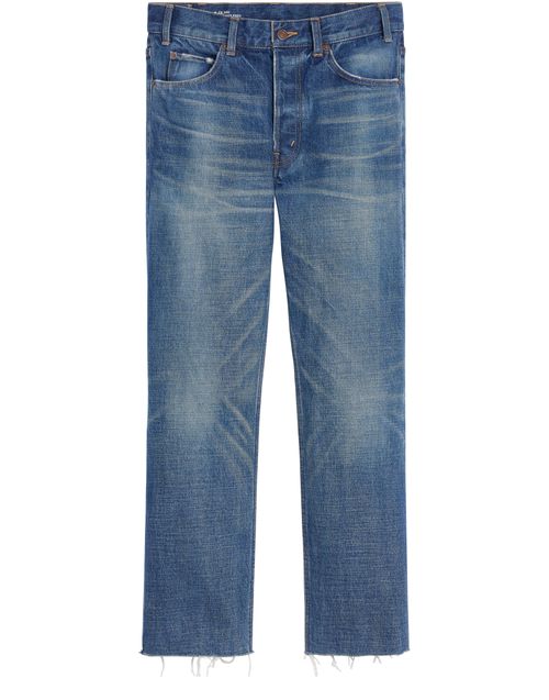 CELINE Polly jeans in dark union wash denim