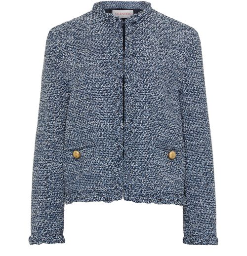 VALENTINO GARAVANI Denim tweed jacket