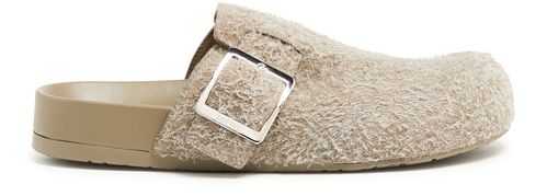 LOEWE Brushed suede mules