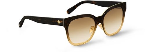 LOUIS VUITTON Lunettes de soleil carrées Monogram Mirror