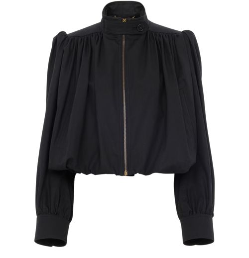 CHLOE Cropped ruffled jacket