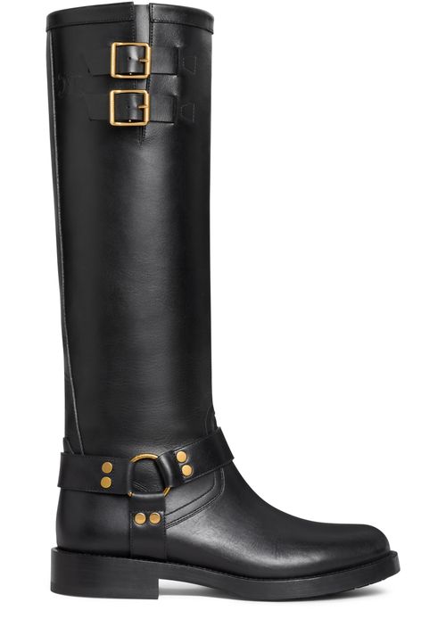 CELINE Celine biker in calfskin - vegetal tanning high boots