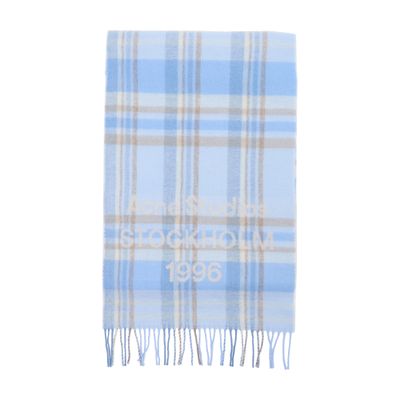 Check logo scarf