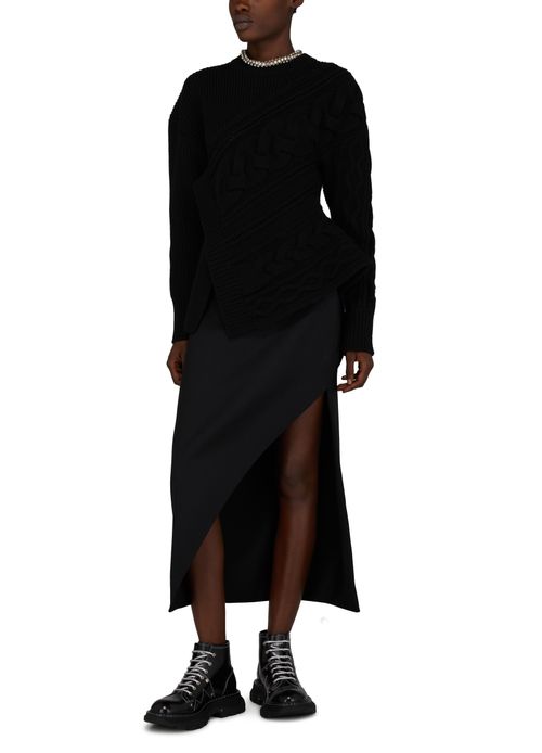 MCQUEEN Halblanger Rock