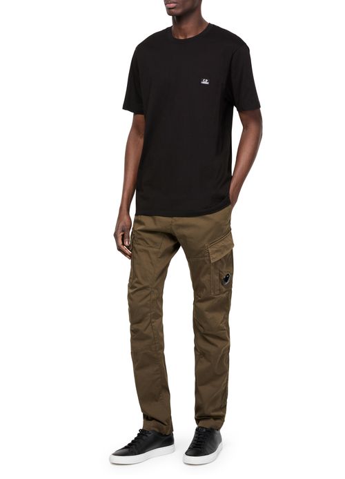 CP COMPANY T-shirt à logo brodé en jersey