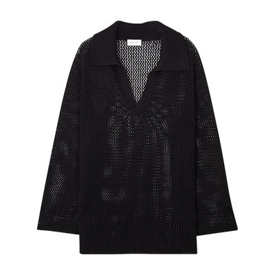House Of Dagmar Crochet Knit In Black