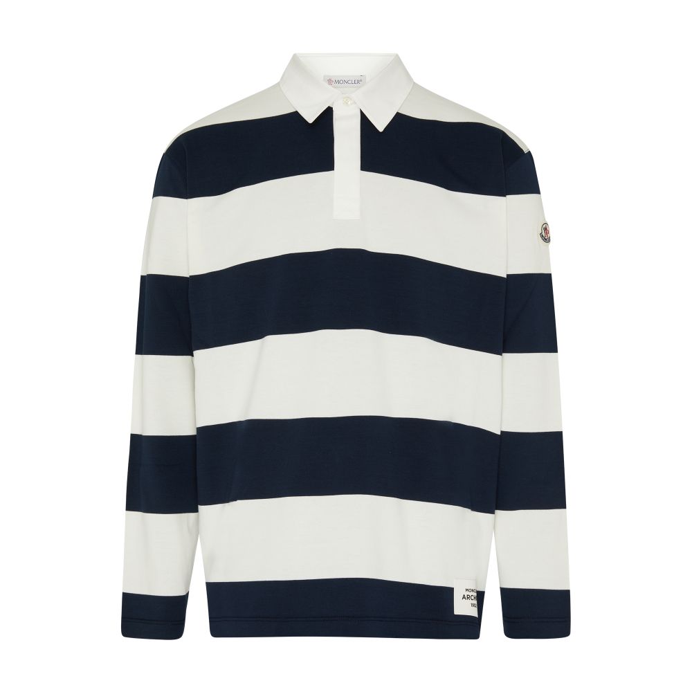 Logo long-sleeved polo thumbnail 7