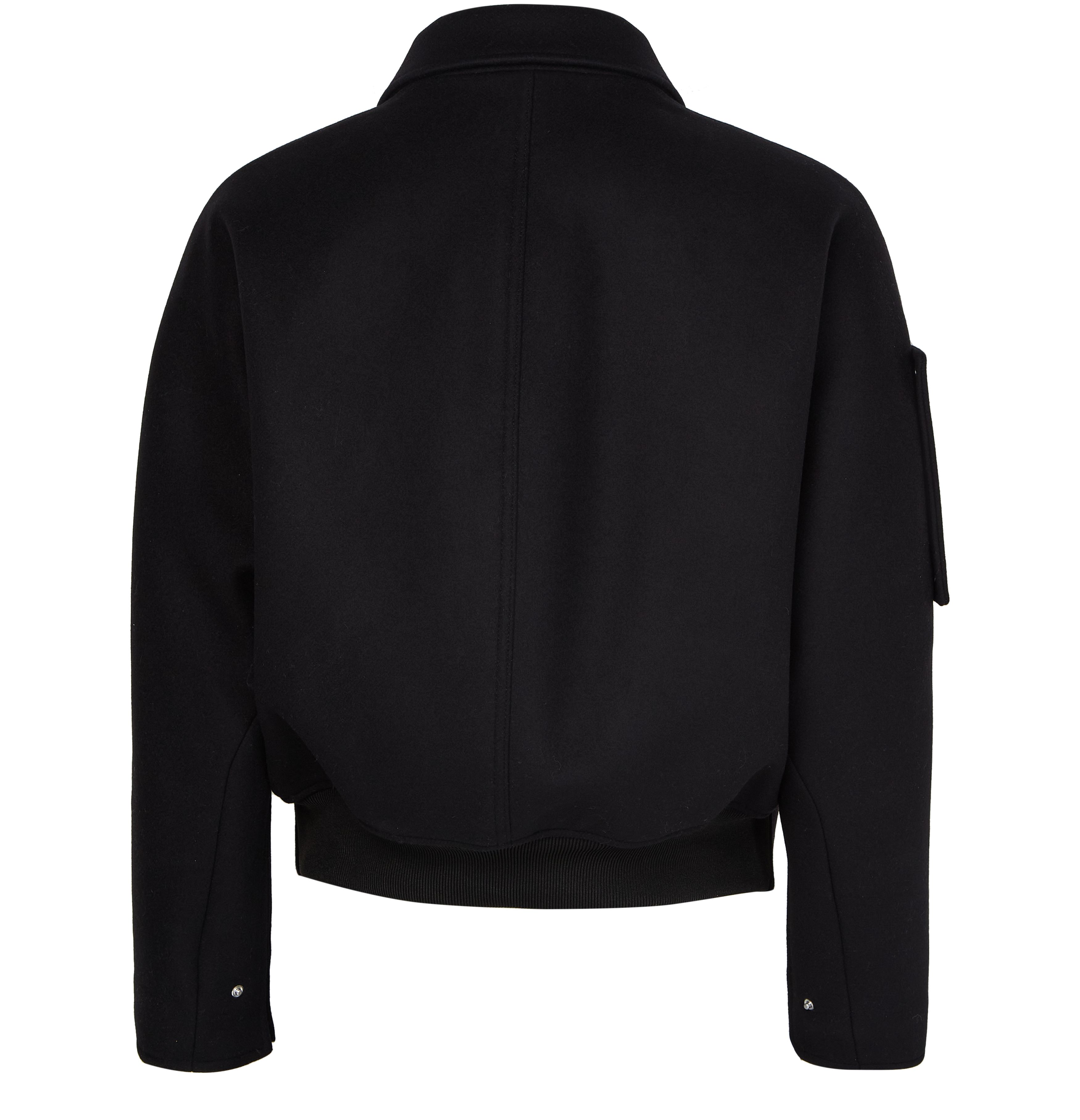 Embroidered wool bomber jacket thumbnail 3