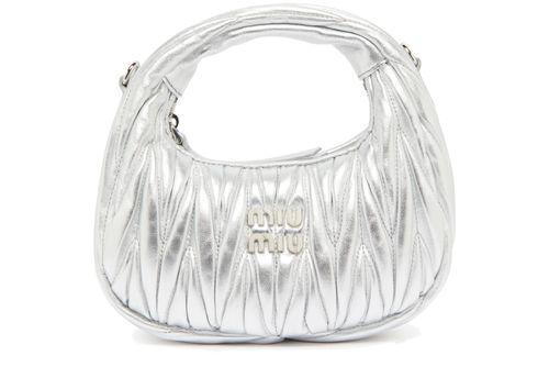 MIU MIU Wander 绗缝 纳帕皮迷你新月包