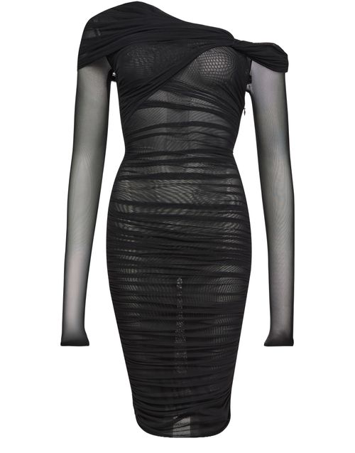 MUGLER Mesh short dress