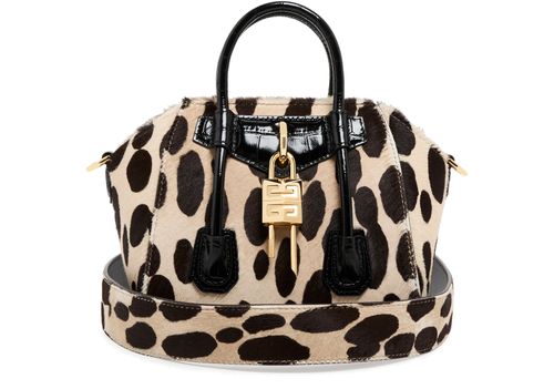 GIVENCHY Antigona Toy Lock bag in leopard print pony leather