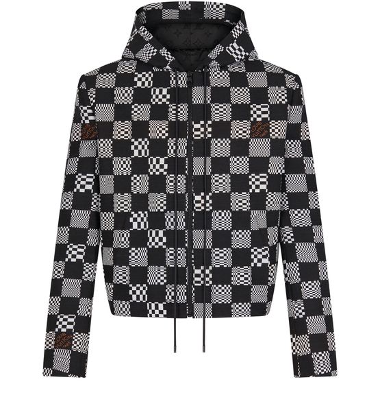 Louis Vuitton Men's Distorted Damier Constructed Hoodie – Luxuria