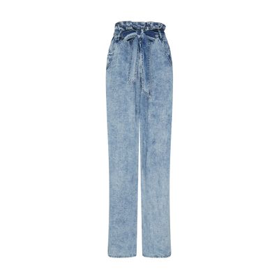 Isabel Marant Étoile Priana High-rise Wide-leg Jeans In Blue