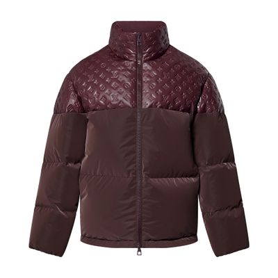 Louis Vuitton Oversized Down Puffer Jacket In Burgundy