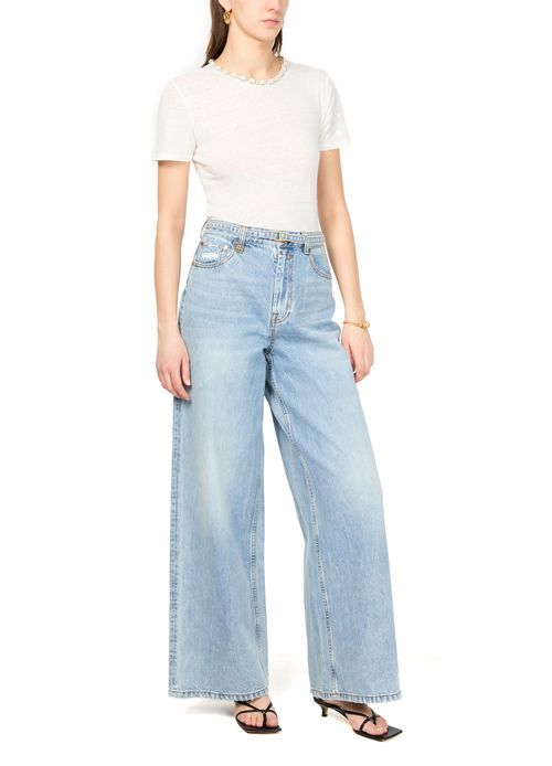 ZIMMERMANN Illuminate embellished short sleeves t-shirt