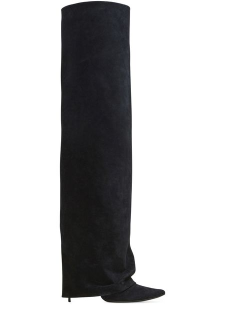 Balmain suede boots discount