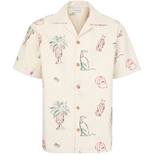 DROLE DE MONSIEUR The Country Club embroidered shirt