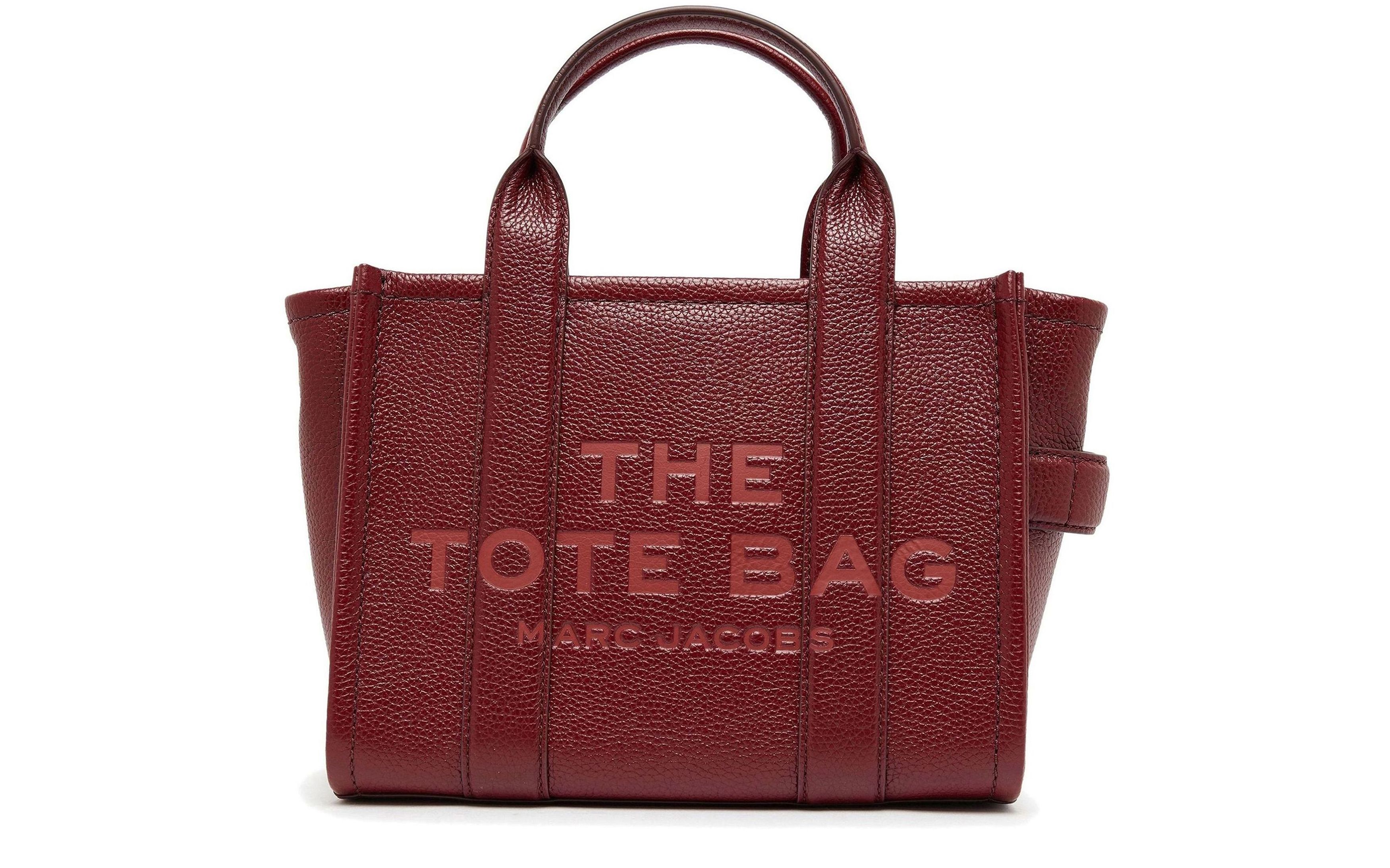 ショルダーバッグ・ポシェット +DEINET+ CLOUD MINI TOTE BAG IN BURGUNDY KDCUC4S31111600F Marc Jacobs The Leather Small Tote Bag - Tote Bags - BeyondStyle