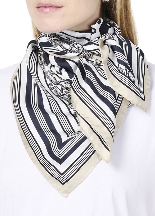 MAX MARA Carre90 silk scarf