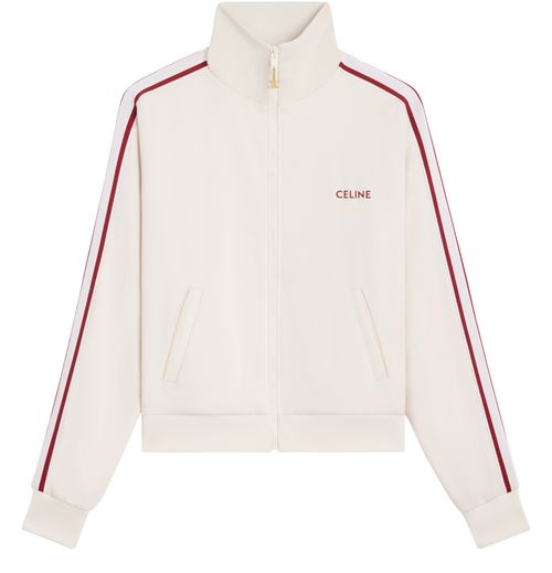CELINE Tracksuit jacket in double face jersey