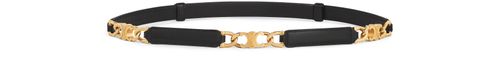 CELINE Ceinture gourmette Triomphe ajustable petit modèle cuir de taurillon