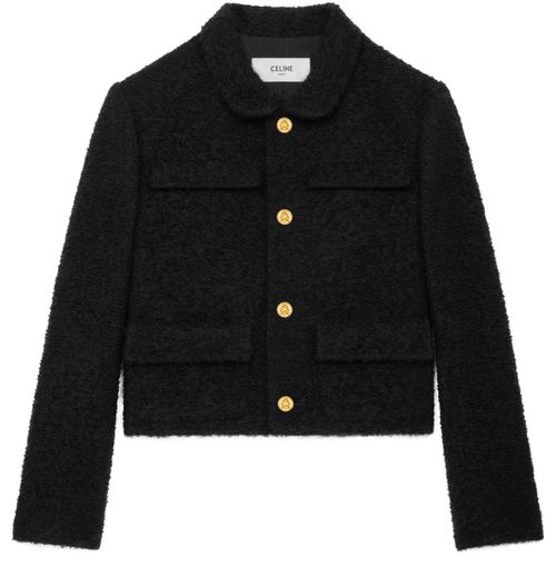 CELINE Saint Germain jacket in bouclette natté