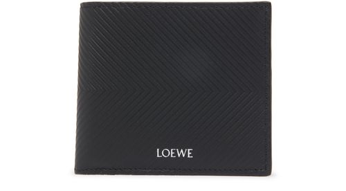 LOEWE Two-compartment wallet in supple grained calf leather.