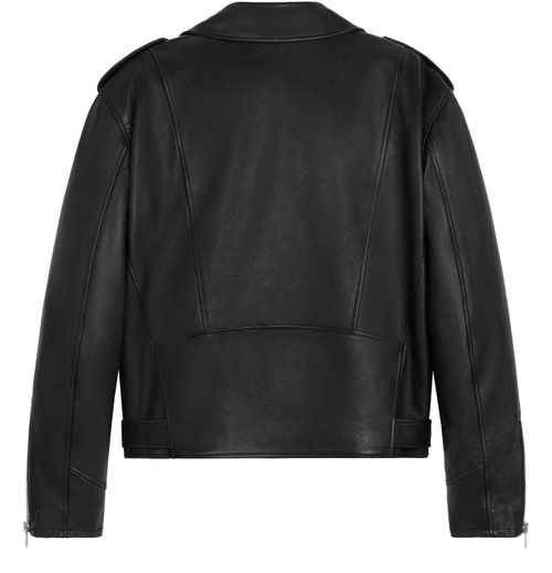 CELINE Loose biker jacket in calfskin