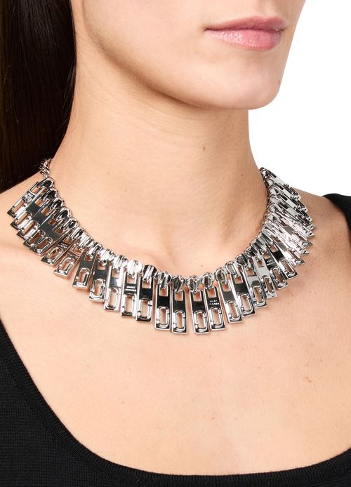 MARC JACOBS J Marc zipper large necklace