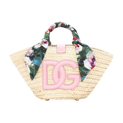 Dolce & Gabbana Kendra Logo-patch Tote Bag In Peonie_pitt_f_blu