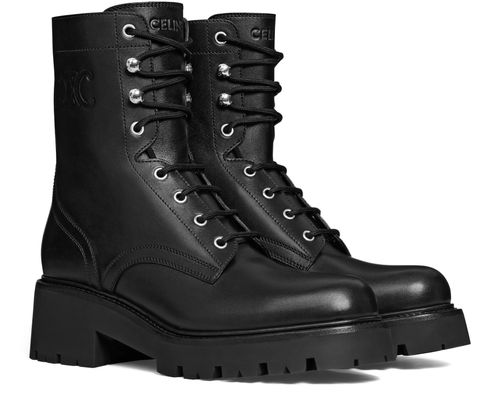 CELINE Triumph in shiny bull leather rangers