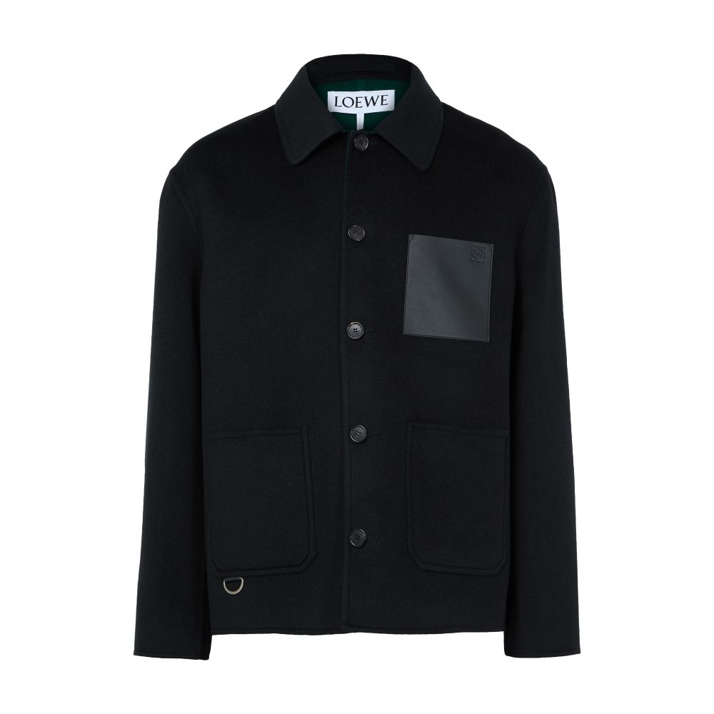 Workwear jacket in wool and cashmere thumbnail 4