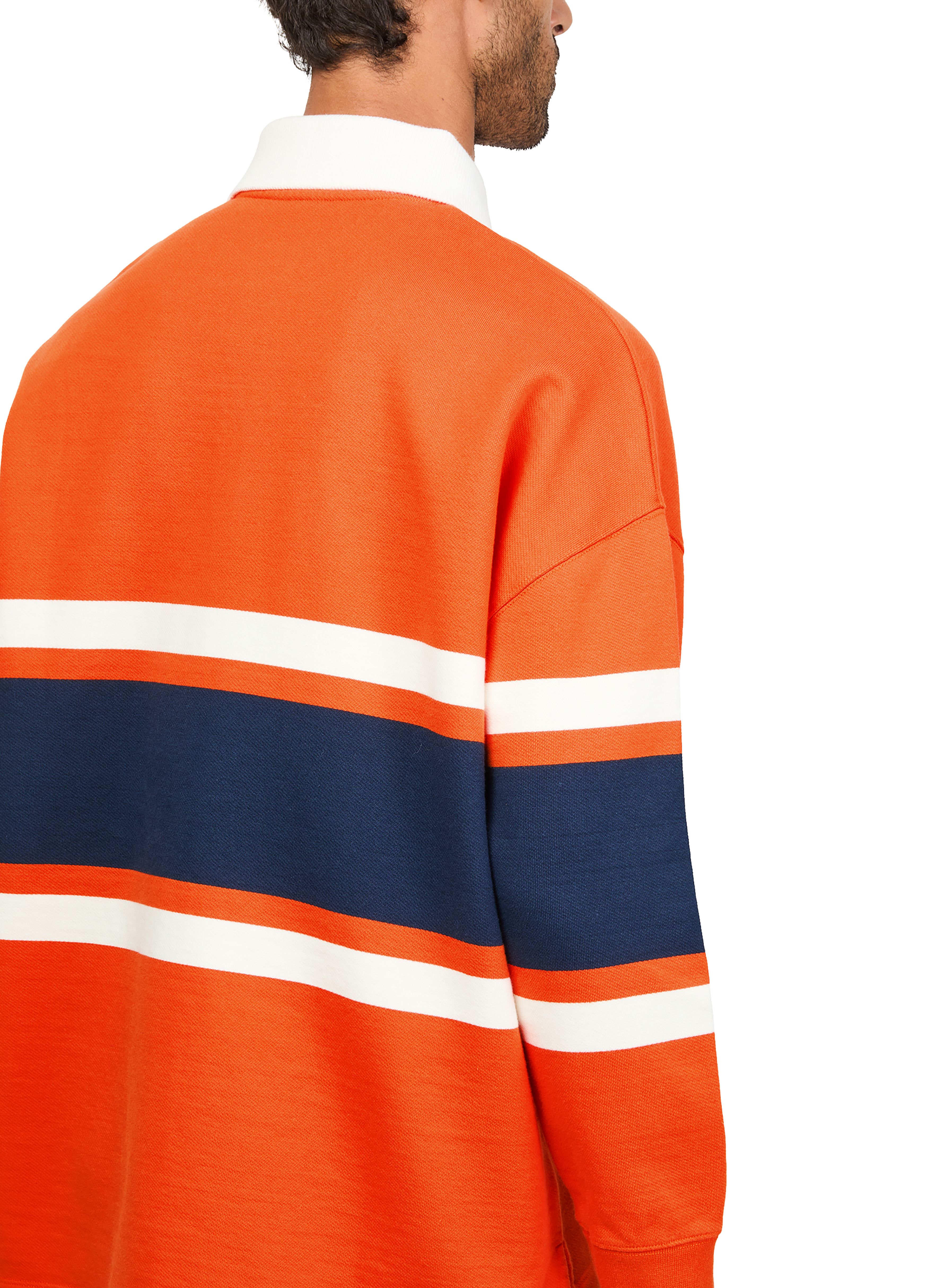 Long sleeve polo shirt in cotton thumbnail 5
