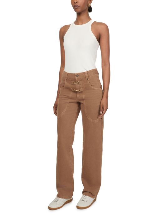 ISABEL MARANT Brinley high-rise denim pants